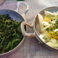 Cime di rapa and fennel orange salad at Fresca Pasta Club in Milan