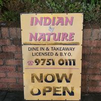 Sign at Indian by Nature in Olinda