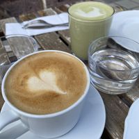 Cappuccino & Matcha Latte  at VERDE in Malmo
