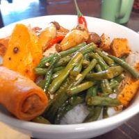 My com chay. Selection changes everyday at Com Nong in Ho Chi Minh City