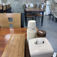 Salt, tissues & water   at Daereungwon Bonga - 대릉원본가 in Gyeongju