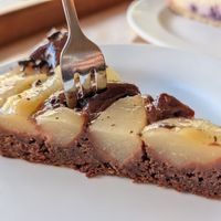 Chocolate-Pear-Pie at Caffè Lucca in Fuessen