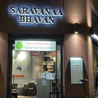 New exterior (inside is rly nice) at Saravana Bhavan in Frankfurt