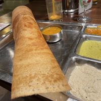 Masala dosa  at Saravana Bhavan in Frankfurt