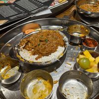 276 ( just the plate in the middle) at Saravana Bhavan in Frankfurt