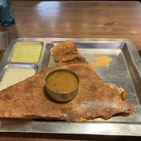 Vegan Masala Dhosa  at Saravana Bhavan in Frankfurt