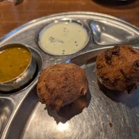 Mysore Bonda at Saravana Bhavan in Frankfurt