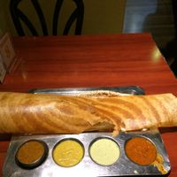 Paper masala dosa at Saravana Bhavan in Frankfurt