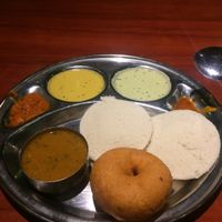Idli Vada Combo platter  at Saravana Bhavan in Frankfurt