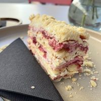 Napoleon with cherry  at Not Guilty Pleasure in Munich