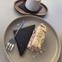 Napoleon with cherry  at Not Guilty Pleasure in Munich