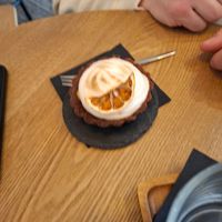 Lemon tarte at Not Guilty Pleasure in Munich