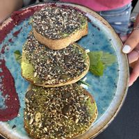 Avocado toast  at Zero in Naples