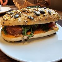 Ciabatta falafel at Müller & Egerer Bäckerei Konditorei - Domsheide  in Bremen