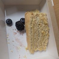 Dessert island cake at Shako Mako Cafe in Norwich