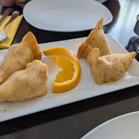 Samosas at Apna Curry Haus in Woellstein