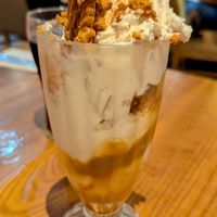 Biscoff Sunday with vegan ice cream at Bagle Brook - Beefeater in Port Talbot