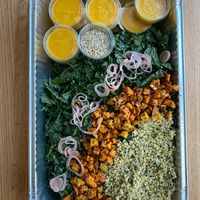 Hippie salad platter at Ibiza in Santa Cruz