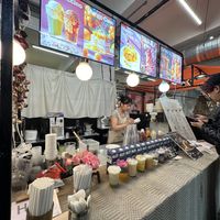 Mostly oat based vegan offerings!  at Pink Aisle in East London