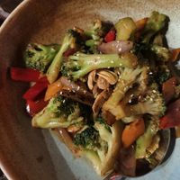 Vegan vegetables mix at Quick China in Nevsehir