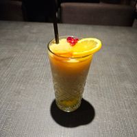 Frozen peach mocktail at Quick China in Nevsehir