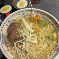 Noodles with vegan meatballss  at Quick China in Nevsehir