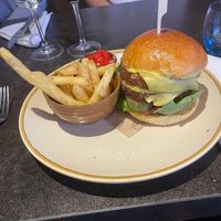 The plant based burged at The Barn At Berryfields  in Meriden