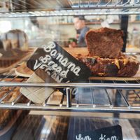 Vegan cake at The Barista Lab in Geneva