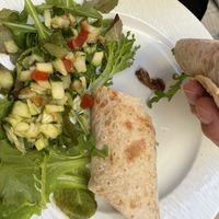 Vegan wrap  at Choopy's in Antibes