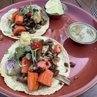 Veggie tacos   at Calistoga Depot in Calistoga