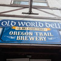 Front Step at Old World Deli in Corvallis