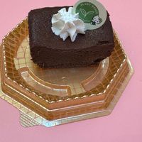 Chocolate cake at Character Food Court in Tokyo