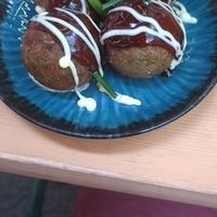 Frittierte Teigkugeln mit Edamame at Takumi Tantan in Dusseldorf