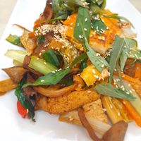 Fried veggies and glass noodles at Diệu Tâm 2 in Ho Chi Minh City