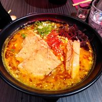 Vegan tantan ramen at Ichisin Ramen in Amsterdam