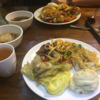 dinner buffet  at NénGrén Zhāi Guǎn 能仁斋馆 in Guilin