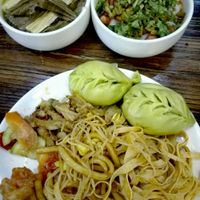 Big diversity of vegan dishes. Delicious! at NénGrén Zhāi Guǎn 能仁斋馆 in Guilin