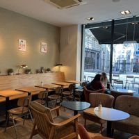 Inside  at Jat' Cafe in Brussels