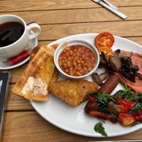 Vegan Full English at Penmaenmawr Bakery in Penmaenmawr