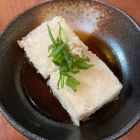 Agedashi Tofu - Deep fried silken tofu with vegetarian broth at Yuzu in Manchester