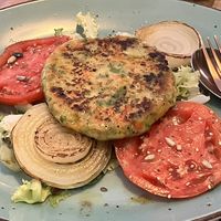 Hamburguesa vegetal  at Carmen Gastro Bar Gin Club in Badajoz
