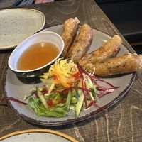Crispy spring rolls  at Mom's - Vegan Cooking in Berlin
