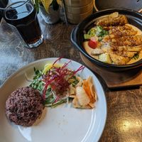 Vegan duck with peanut-coconut sauce at Mom's - Vegan Cooking in Berlin