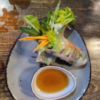 Spring rolls with king oysters at Mom's - Vegan Cooking in Berlin