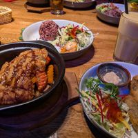 55c and 13, with a mango shake at Mom's - Vegan Cooking in Berlin