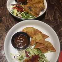 Frühlingsrolle und Wan Tan   at Mom's - Vegan Cooking in Berlin