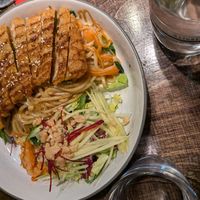 Seitan duck with udon noodles at Mom's - Vegan Cooking in Berlin