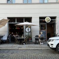 Outside view/seating.  at Mom's - Vegan Cooking in Berlin
