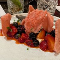 Forest Berry Pavlova at The Whitehall Restaurant & Bar in Leeds