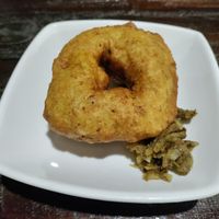 Savory donut at Indo Restaurant in Noord